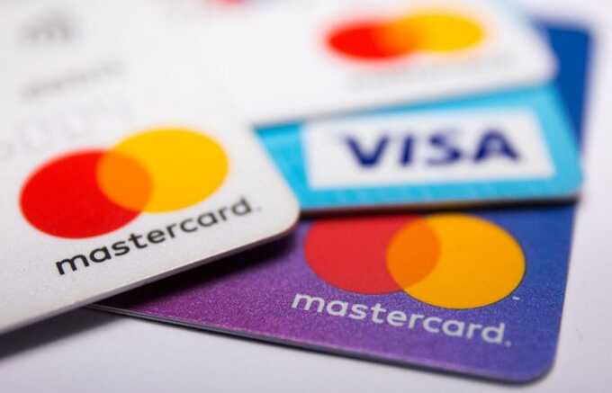   Visa  Mastercard    