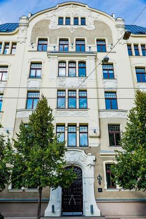 Exterior of the Riga headquarters of ABLV’s shareholders and affiliated companies