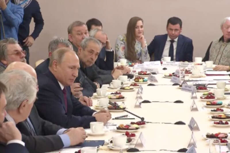 Vladimir Putin addressing Dmitry Mironov as “Dima”